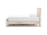 Lawroy Light Natural Queen Panel Bed With Storage