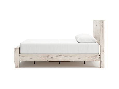 Lawroy Light Natural Queen Panel Bed With Storage