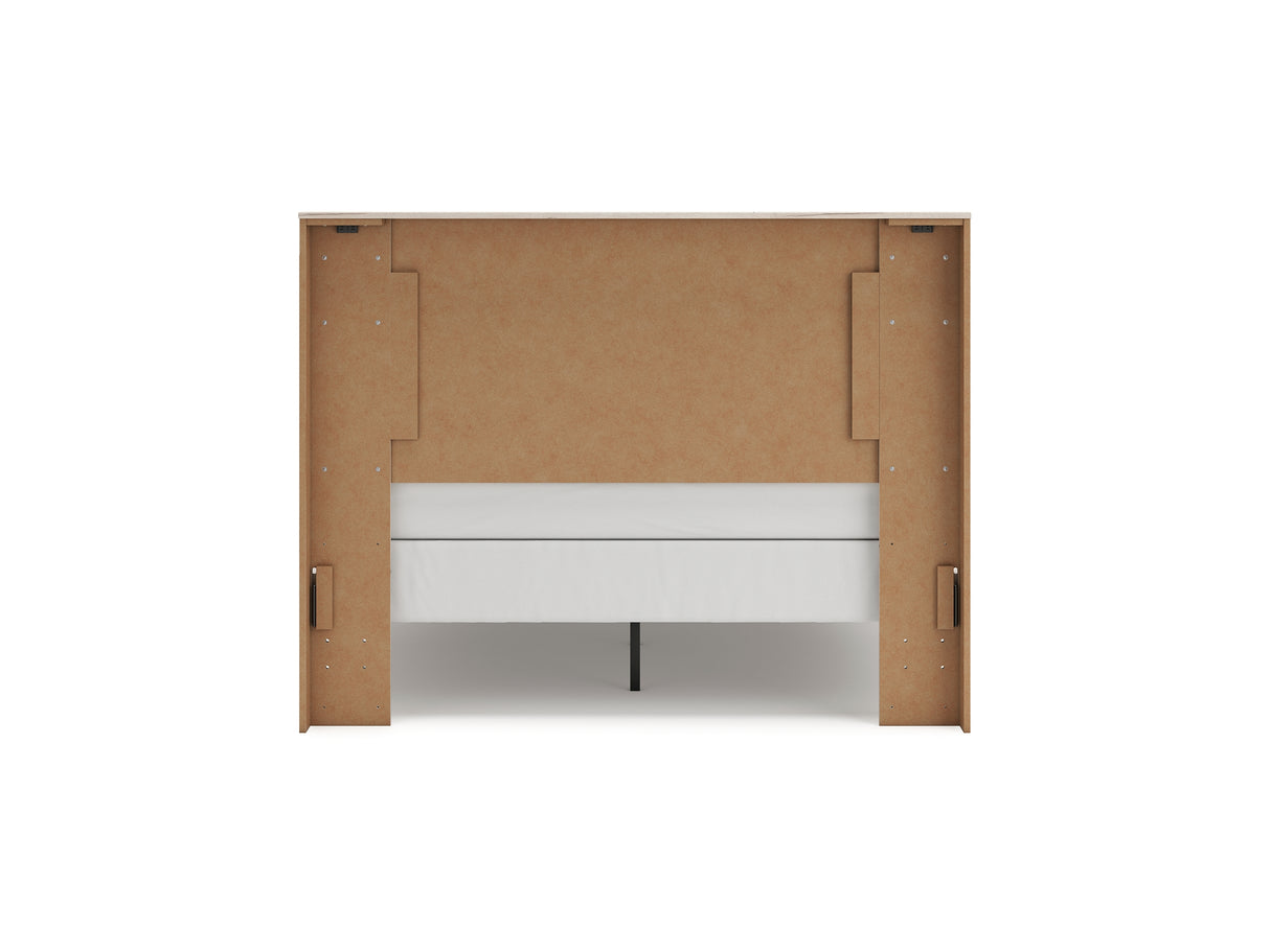 Lawroy Light Natural Queen Panel Bed