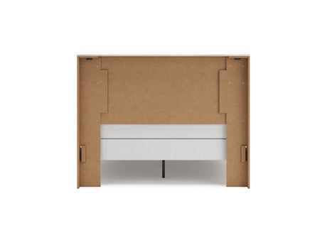 Lawroy Light Natural Queen Panel Bed