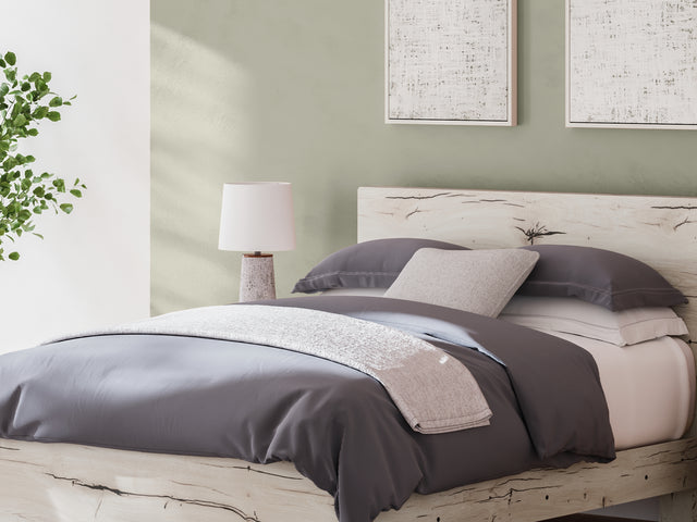 Lawroy Light Natural Queen Panel Bed