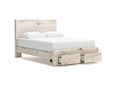 Lawroy Queen Storage Bed, Dresser, Mirror, Nightstand