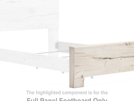 Lawroy Light Natural Full Panel Footboard