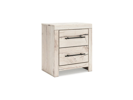 Lawroy Light Natural King Storage Bed, Dresser And Nightstand