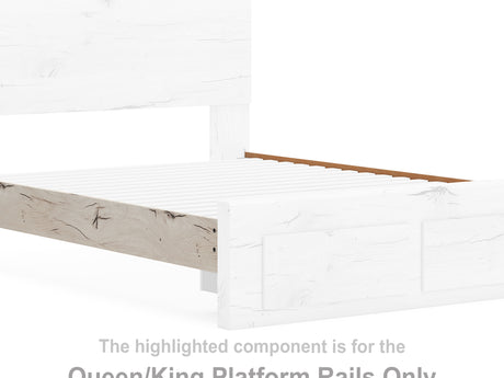 Lawroy Light Natural Queen/King Platform Rails
