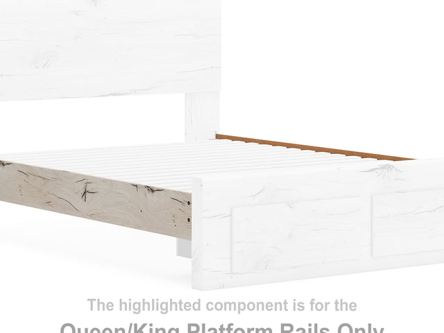 Lawroy Light Natural Queen/King Platform Rails
