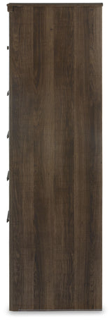 Juararo Dark Brown Chest Of Drawers