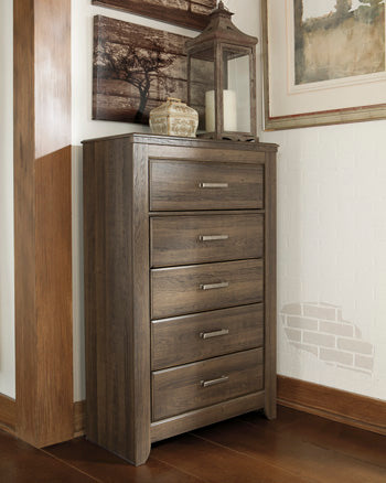 Juararo Dark Brown Chest Of Drawers