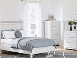 Mollviney White Full Panel Bed