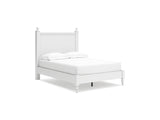 Mollviney White Full Panel Bed