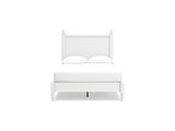 Mollviney White Full Panel Bed