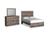 Ralinksi Gray Full Panel Bed, Dresser And Mirror