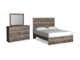 Ralinksi Gray Queen Panel Bed, Dresser And Mirror