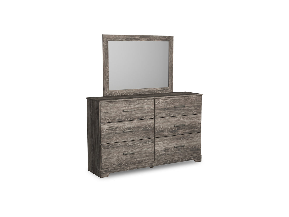 Ralinksi Gray Full Panel Bed, Dresser And Mirror