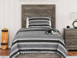 Ralinksi Gray Twin Panel Bed