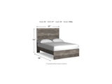 Ralinksi Gray Full Panel Bed, Dresser And Mirror
