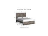 Ralinksi Gray Queen Panel Bed, Dresser And Mirror