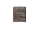 Ralinksi Gray Full Panel Bed, Dresser, Mirror And Nightstand
