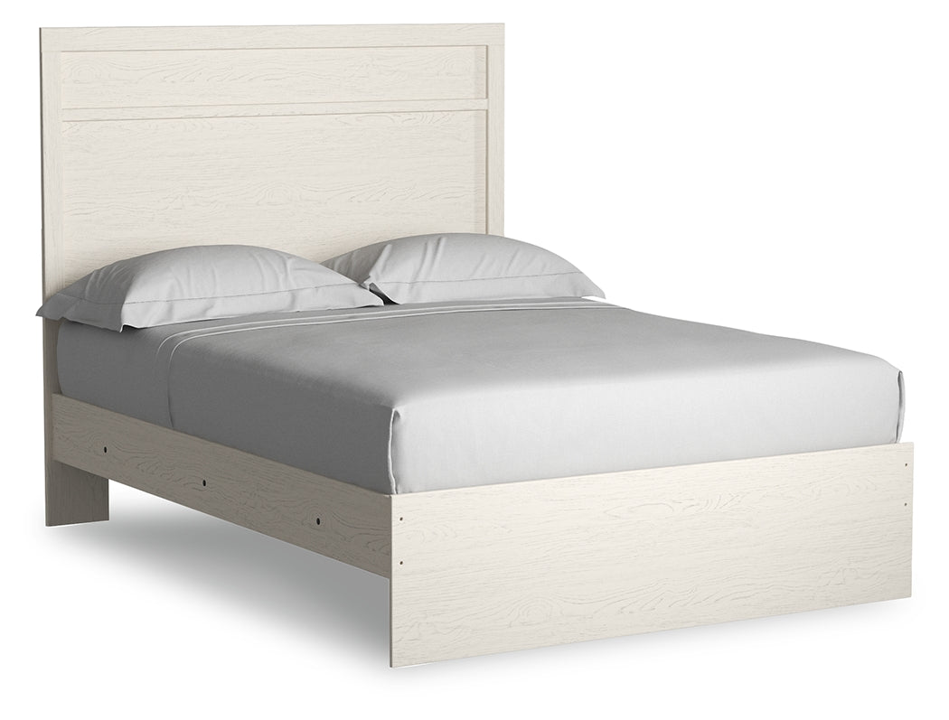 Stelsie White Full Panel Bed