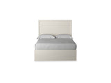 Stelsie White Full Panel Bed, Dresser, Mirror And Nightstand