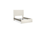 Stelsie White Full Panel Bed, Dresser, Mirror And Nightstand