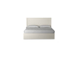 Stelsie White King Panel Bed, Chest And Nightstand