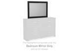 Belachime Black Bedroom Mirror