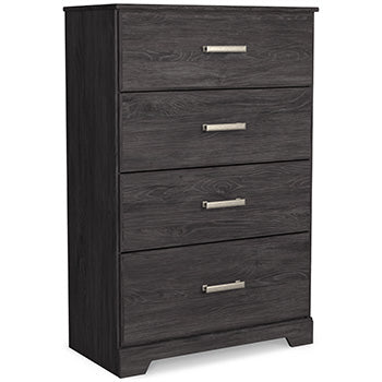 Belachime Black Chest Of Drawers
