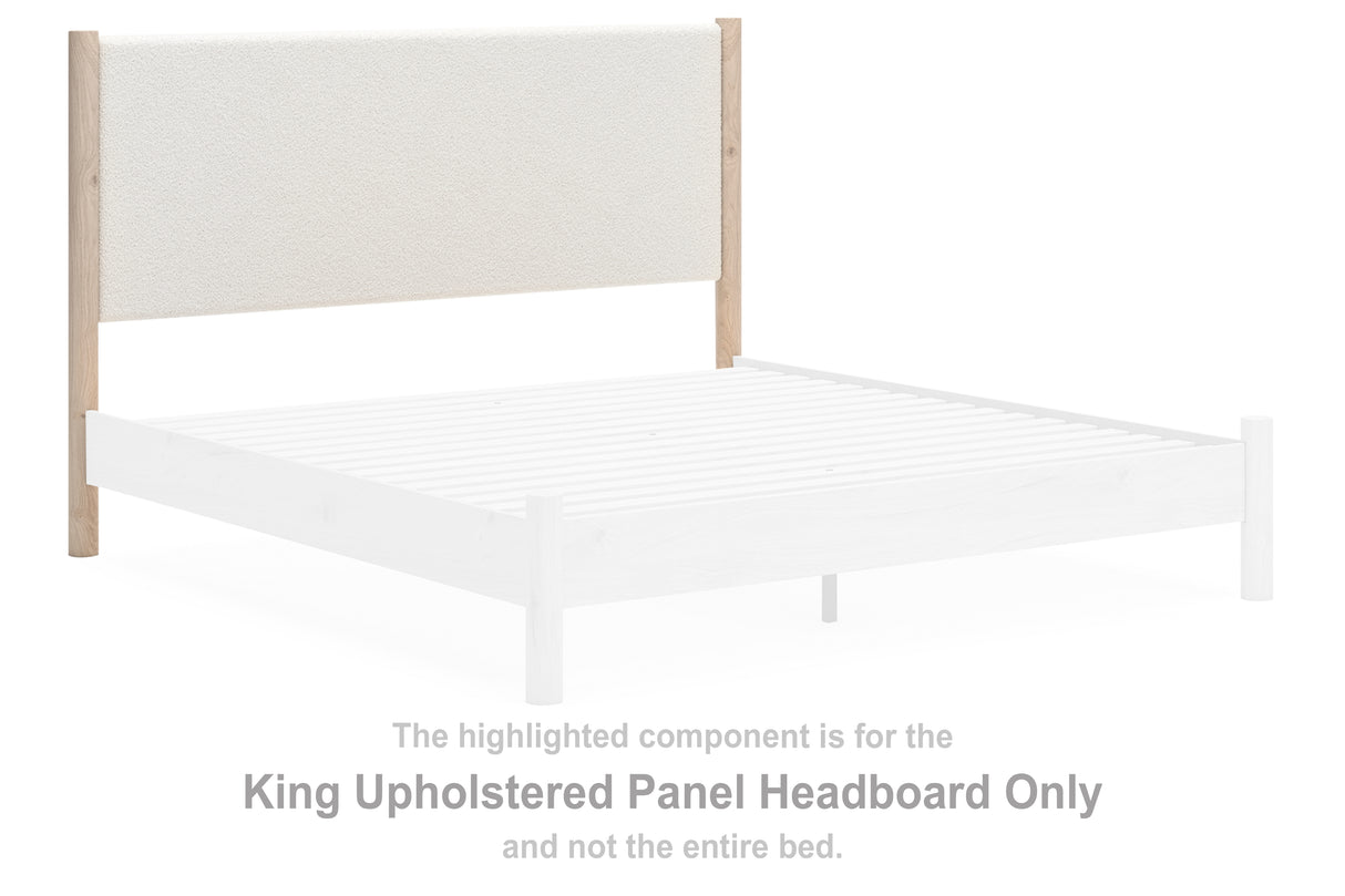 Cadmori King Upholstered Panel Headboard
