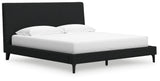 Cadmori King Upholstered Bed with Roll Slats