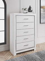 Altyra White Chest Of Drawers