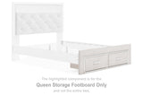 Altyra White Queen Storage Footboard