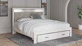 Altyra White King Storage Footboard