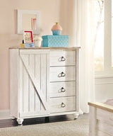 Willowton Whitewash Dressing Chest