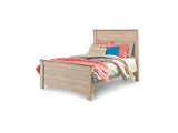 Willowton Whitewash Full Panel Bed And Nightstand