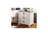 Willowton Whitewash Queen Panel Bed, Dresser, Mirror, And Nightstand