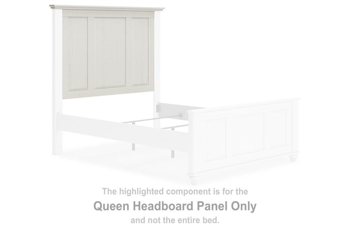Grantoni White Queen Headboard Panel