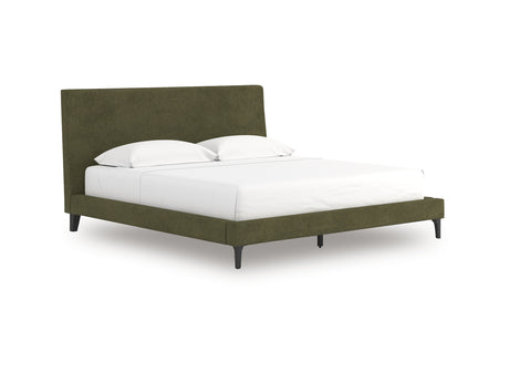 Chirason California King Upholstered Bed with Roll Slats