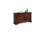 Alisdair Reddish Brown Twin Sleigh Bed And Dresser