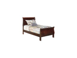 Alisdair Reddish Brown Twin Sleigh Bed And Dresser