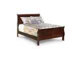 Alisdair Reddish Brown Full Sleigh Bed, Dresser, Mirror, Chest And Nightstand