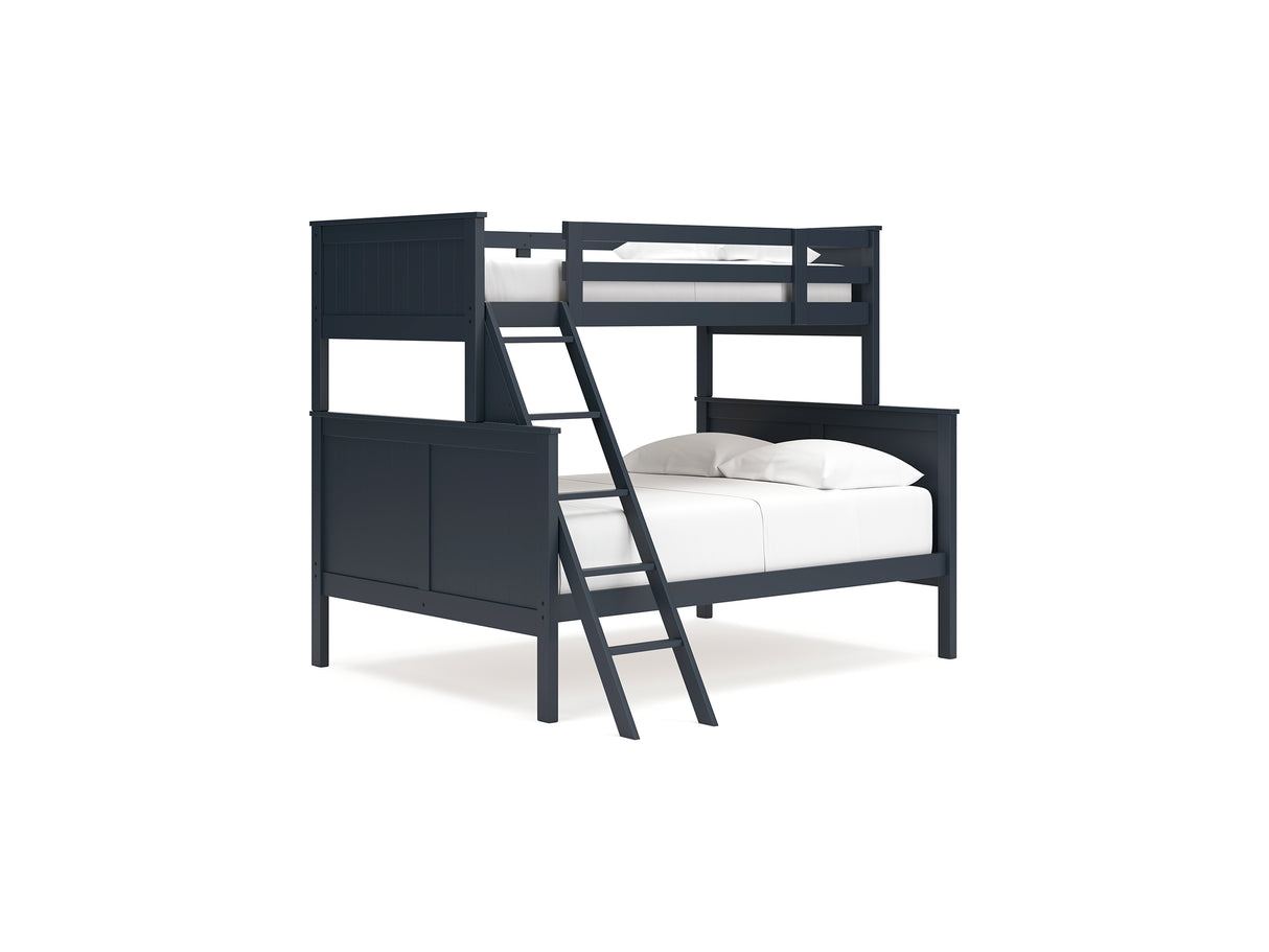 Nextonfort Blue Twin Over Full Bunk Bed