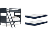 Nextonfort Multi Twin Over Bunk Bed With Mattresses