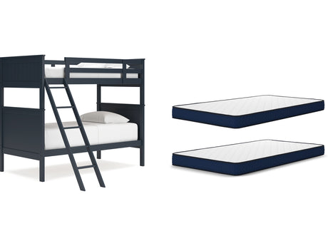Nextonfort Multi Twin Over Bunk Bed With Mattresses