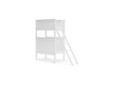 Nextonfort White Twin Over Display Bunk Bed - In Store Only