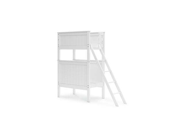 Nextonfort White Twin Over Display Bunk Bed - In Store Only