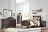 Leewarden Dark Brown Bedroom Set