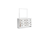 Binterglen White Twin Panel Bed, Dresser And Mirror