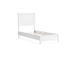 Binterglen White Twin Panel Bed, Dresser And Mirror