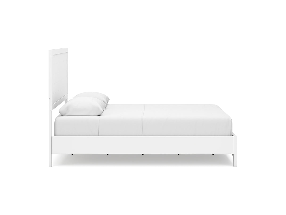 Binterglen White Queen Panel Bed, Dresser And Nightstand